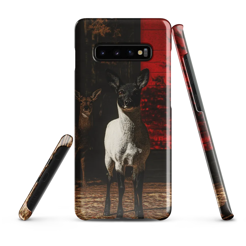 Reflections of Nature: A Deer Encounter | Phone Case |  S10 Plus | Snap Case | Glossy