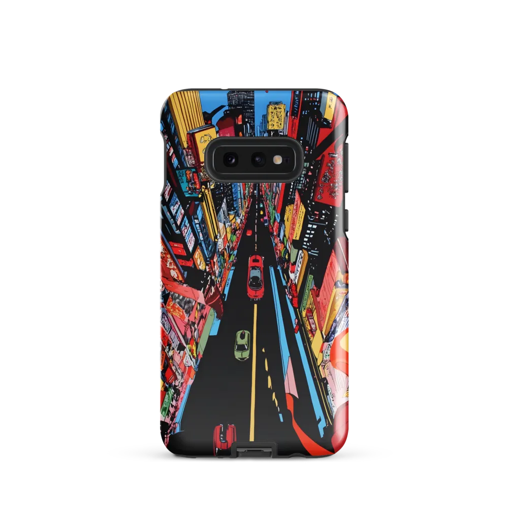 Urban Symphony: A Bird's-Eye View of Life | Phone Case |  S10e | Tough Case | Glossy