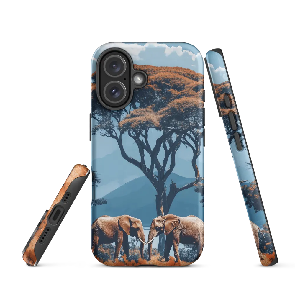 Elephants Amidst Serenity | Phone Case