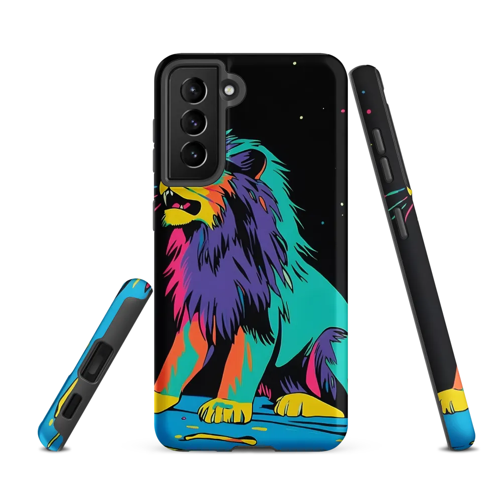 Roaring Colors: The Neon Lion