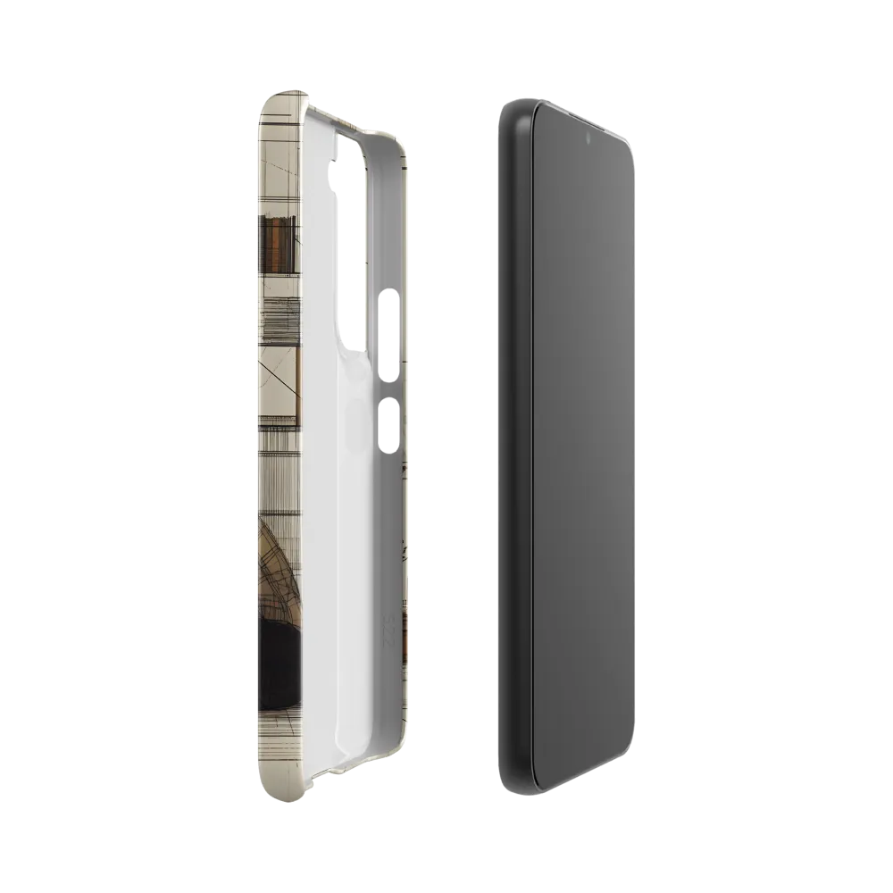 Quiet Reflections in Line | Phone Case |  S22 | Snap Case | Glossy
