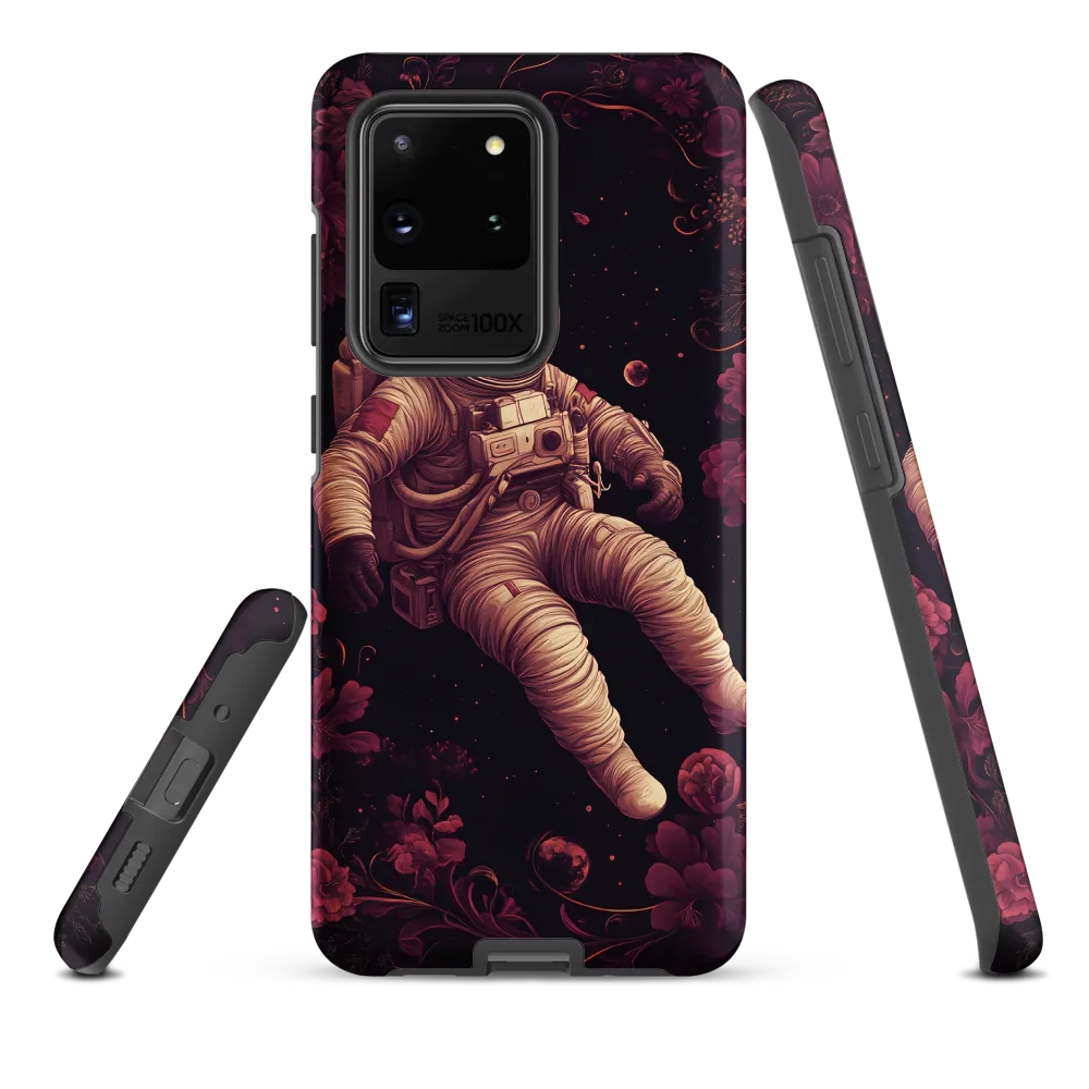 Cosmic Bloom: An Astronaut's Journey