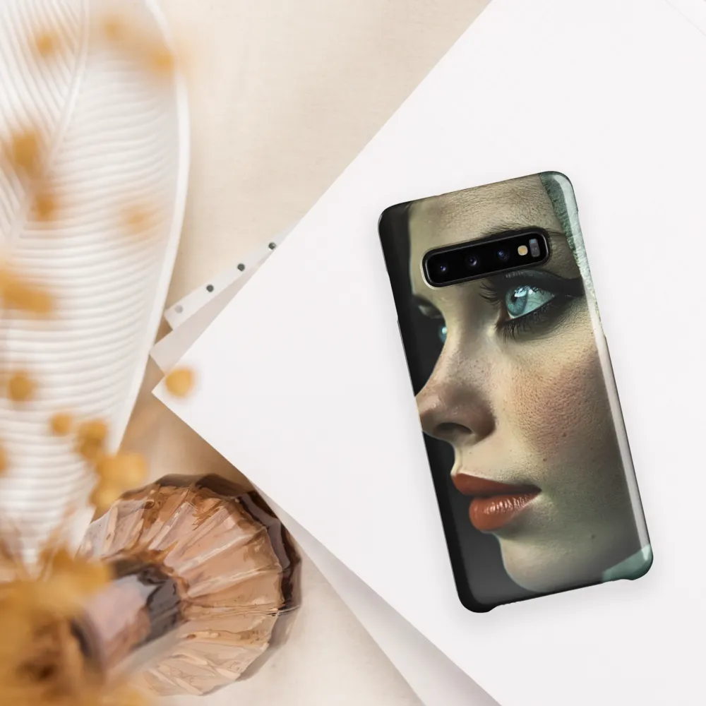 Gaze of Elegance | Phone Case |  S10 | Snap Case | Glossy