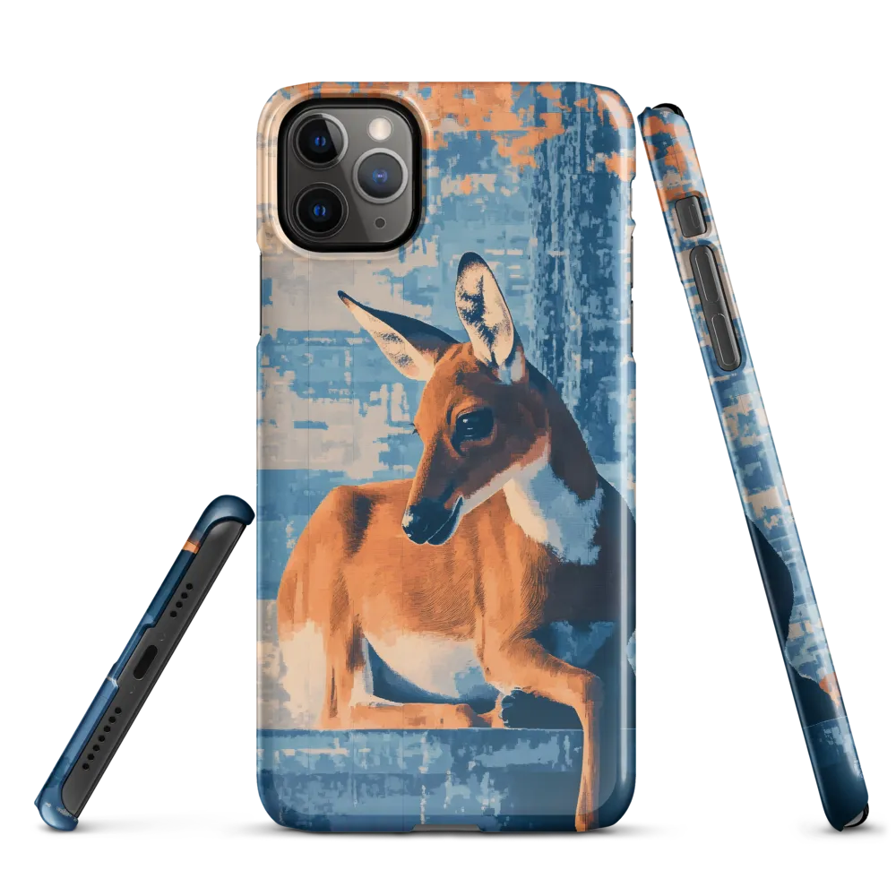 Serenity in Color: The Reclining Deer | Phone Case |  11 Pro Max | Snap Case | Glossy