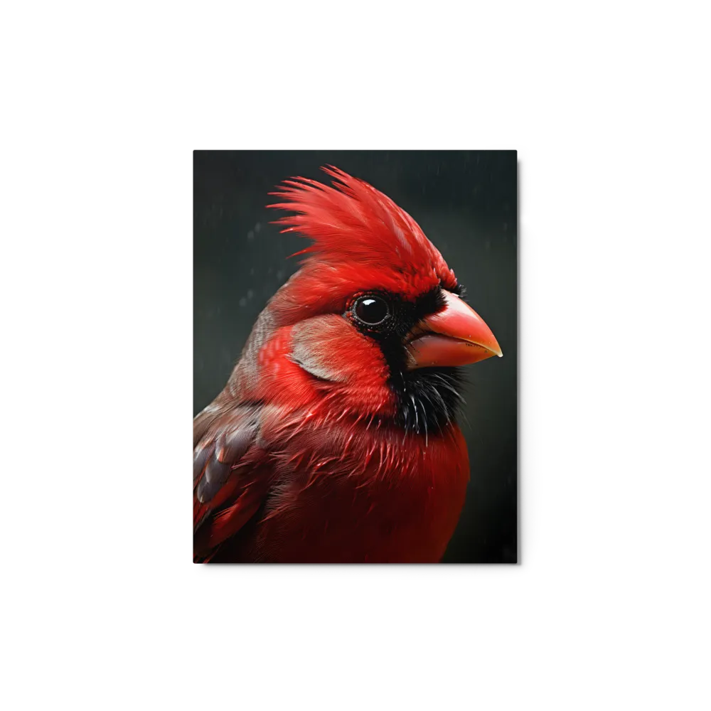 The Bold Cardinal | Metal Print | 11″×14″