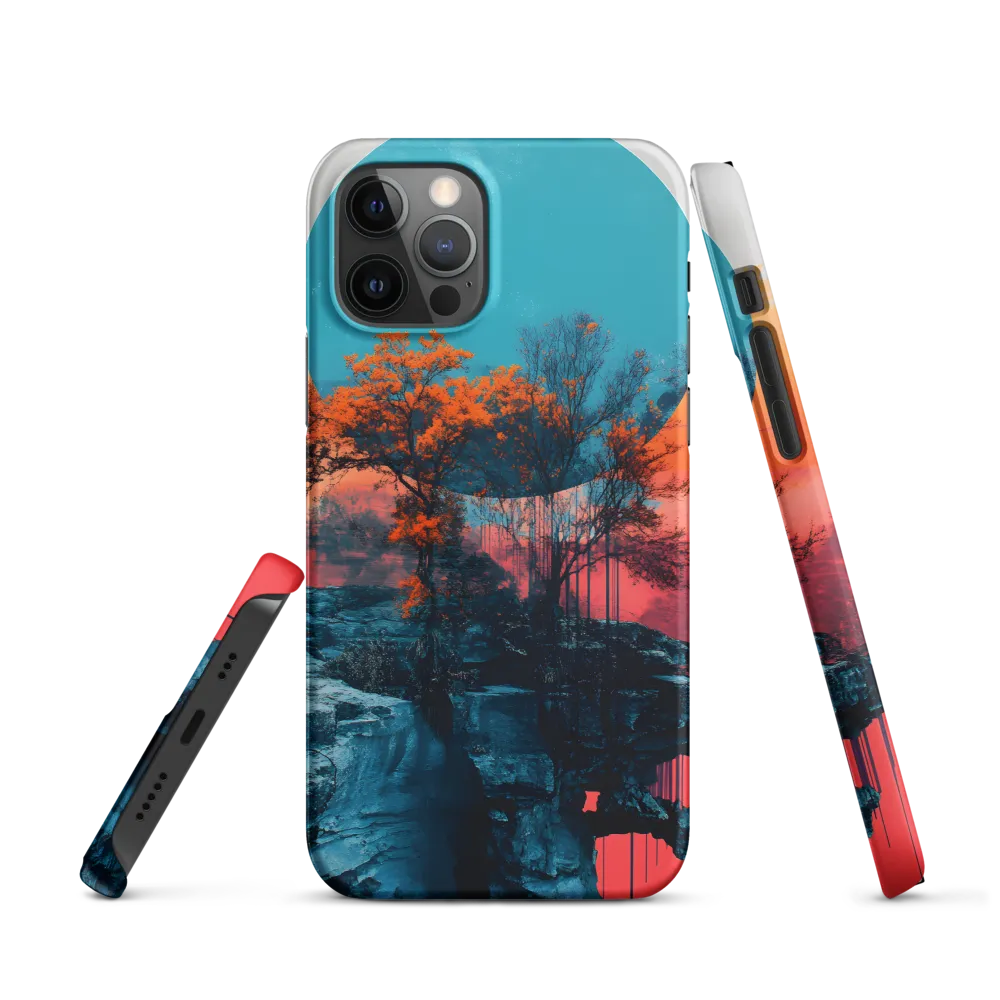 Ethereal Landscapes: A Dance of Color and Form | Phone Case |  12 Pro | Snap Case | Matte