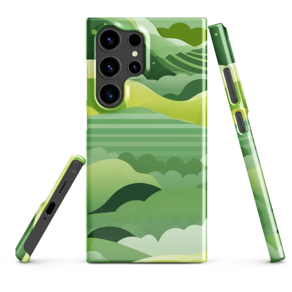 Tranquility in Green Waves