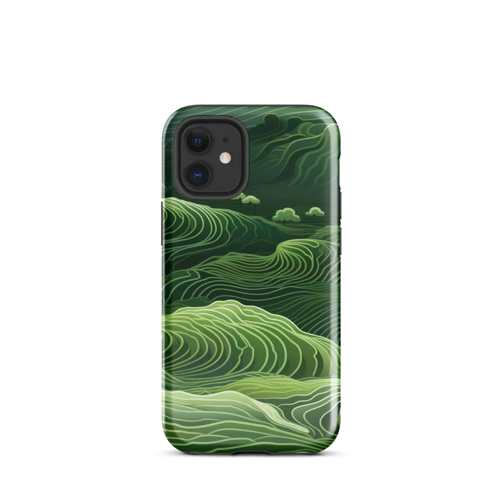 Whispers of Green Hills | Phone Case |  12 mini | Tough Case | Glossy
