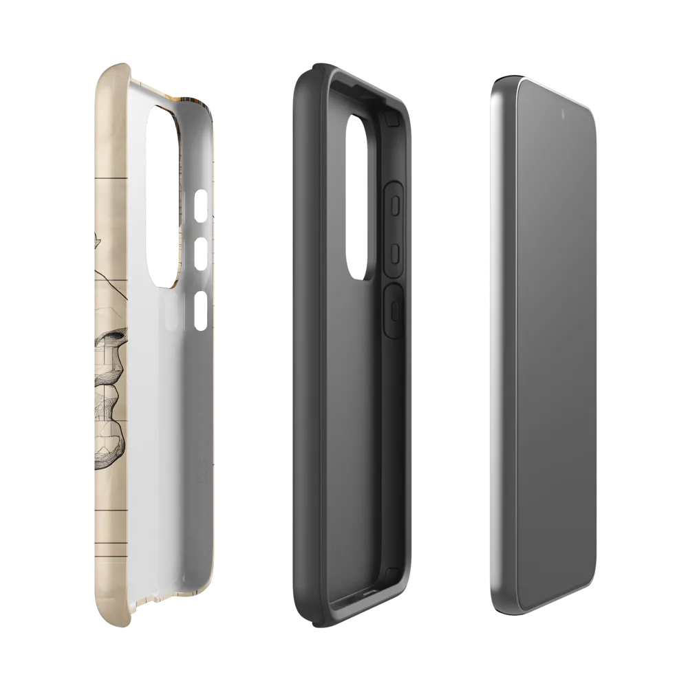 Geometric Reverie | Phone Case |  S23 | Tough Case | Matte