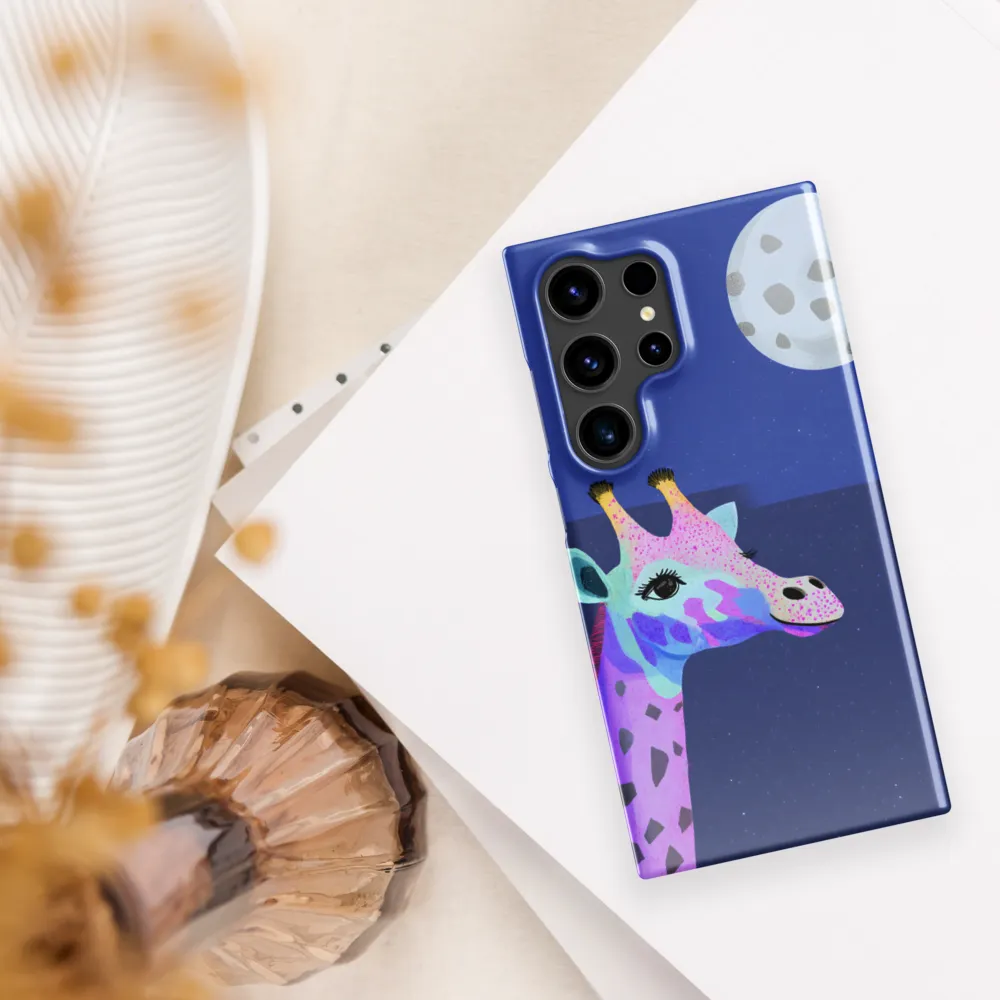 Whimsical Giraffe Under the Stars