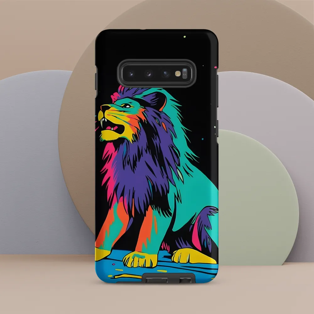 Roaring Colors: The Neon Lion