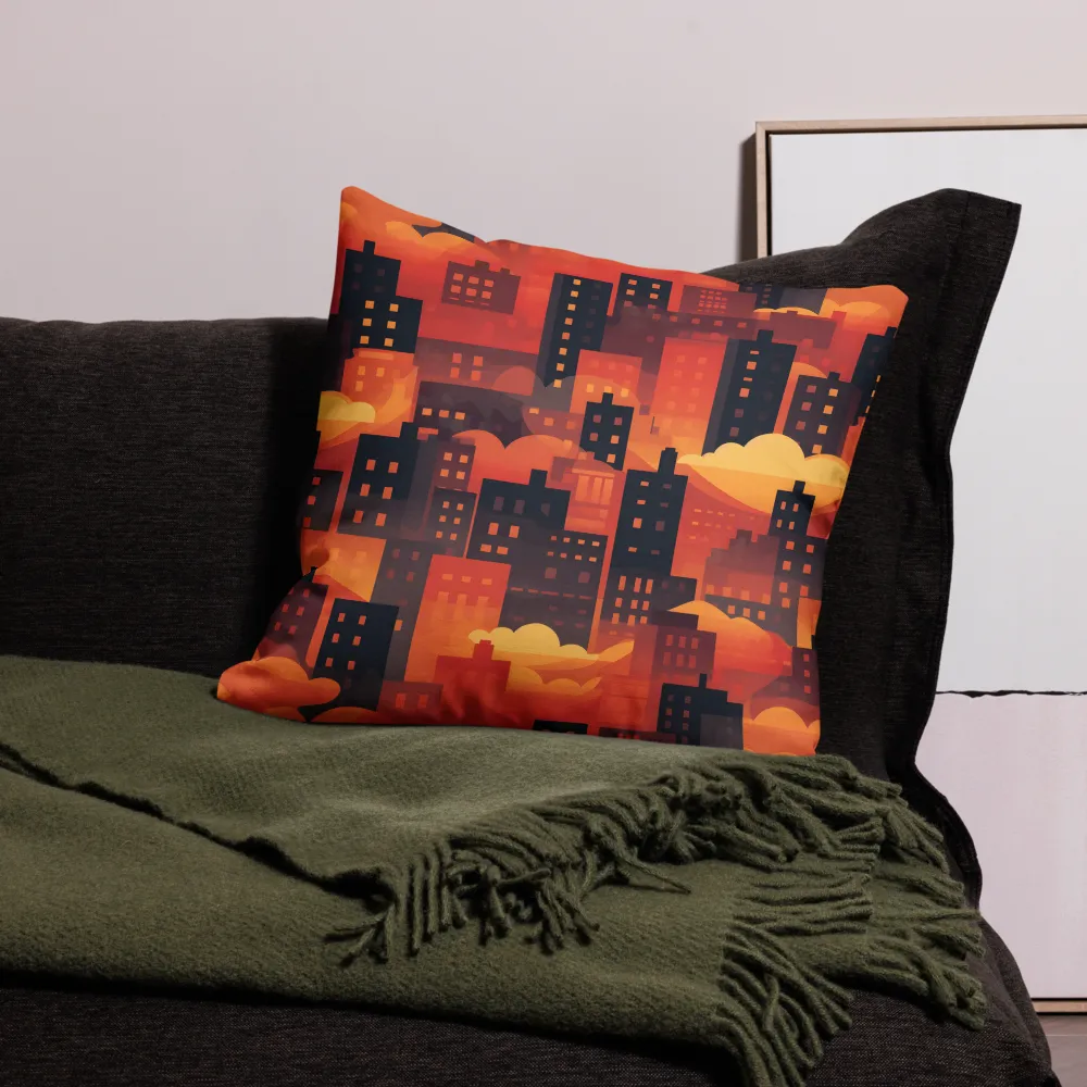 Radiance of the Urban Horizon | Pillow | 22″×22″