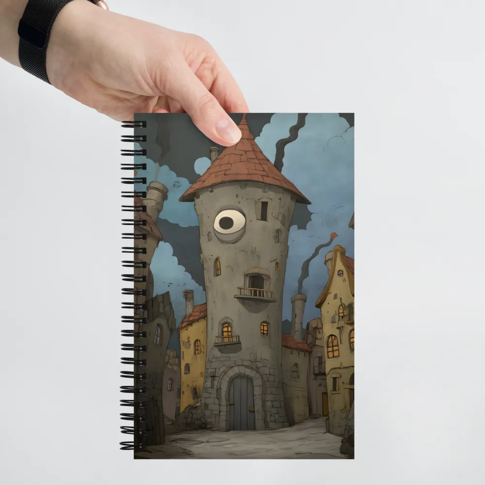 The Enigmatic Watchtower | Spiral Notebook