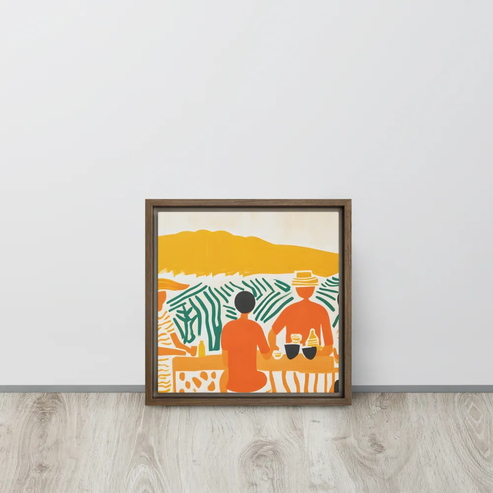 Summer Vibes: Café Conversations | Art Print