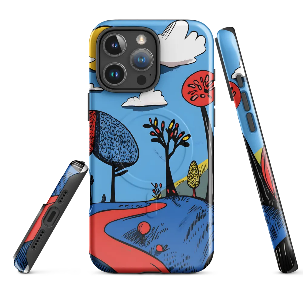 A Playful Journey Through Whimsical Woods | Phone Case |  16 Pro Max | MagSafe® Tough Case | Glossy