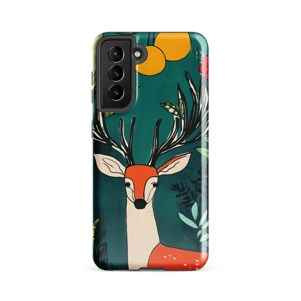 Nature's Embrace: The Majestic Deer | Phone Case |  S21 FE | Tough Case | Glossy