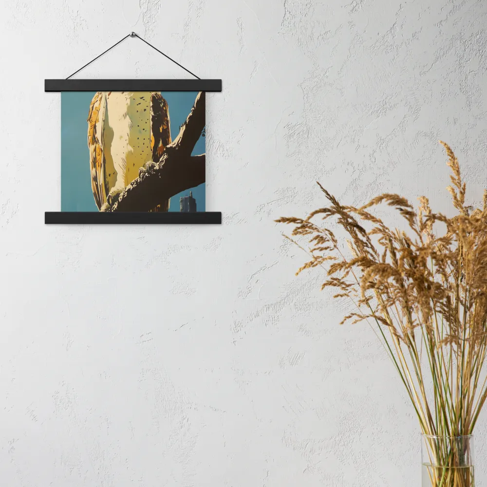 The Guardian of the Urban Wild | Poster With Black Wood Hanger | 10″×10″