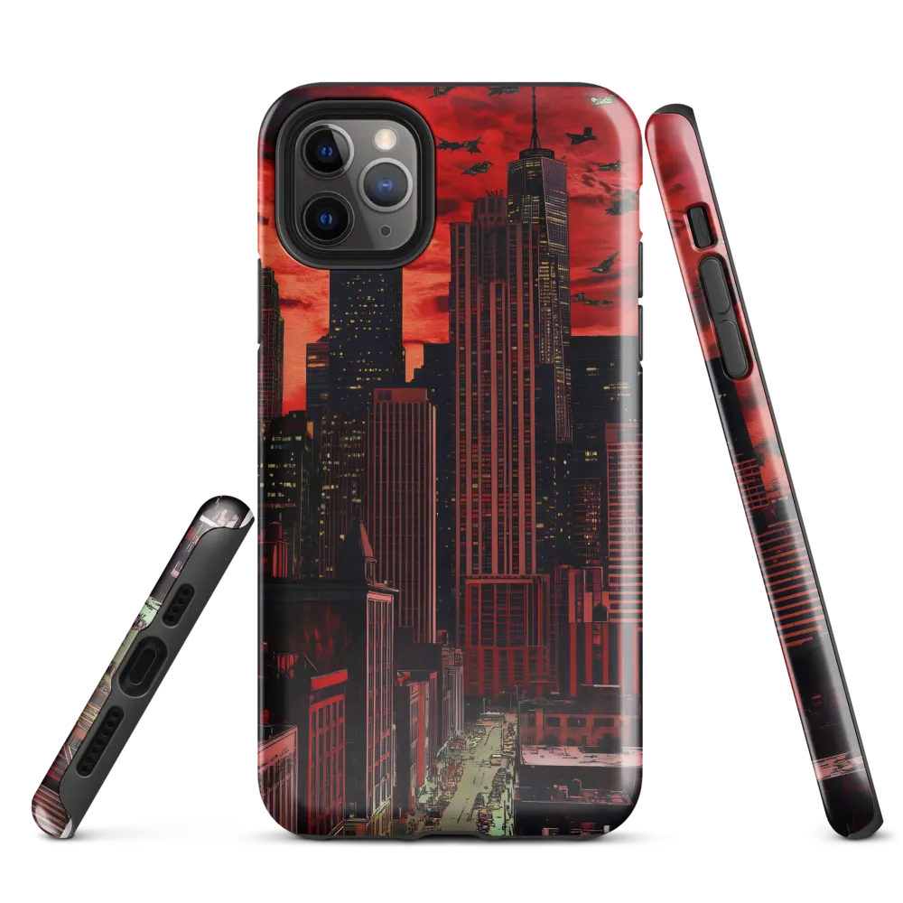 Red City Under Threat | Phone Case |  11 Pro Max | Tough Case | Glossy