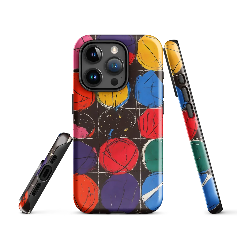 Colorful Circles in Abstract Harmony