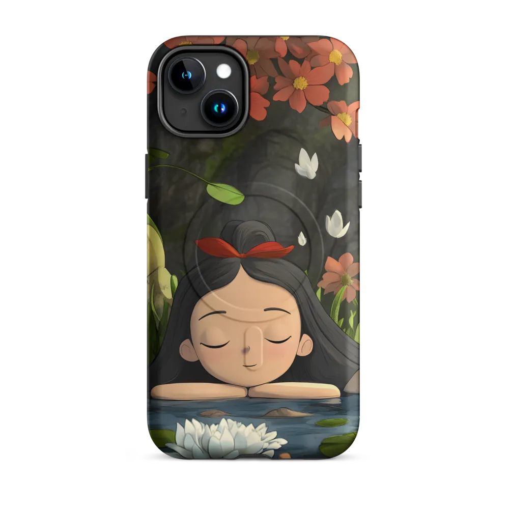 Tranquility by the Waterside | Phone Case |  15 Plus | MagSafe® Tough Case | Matte