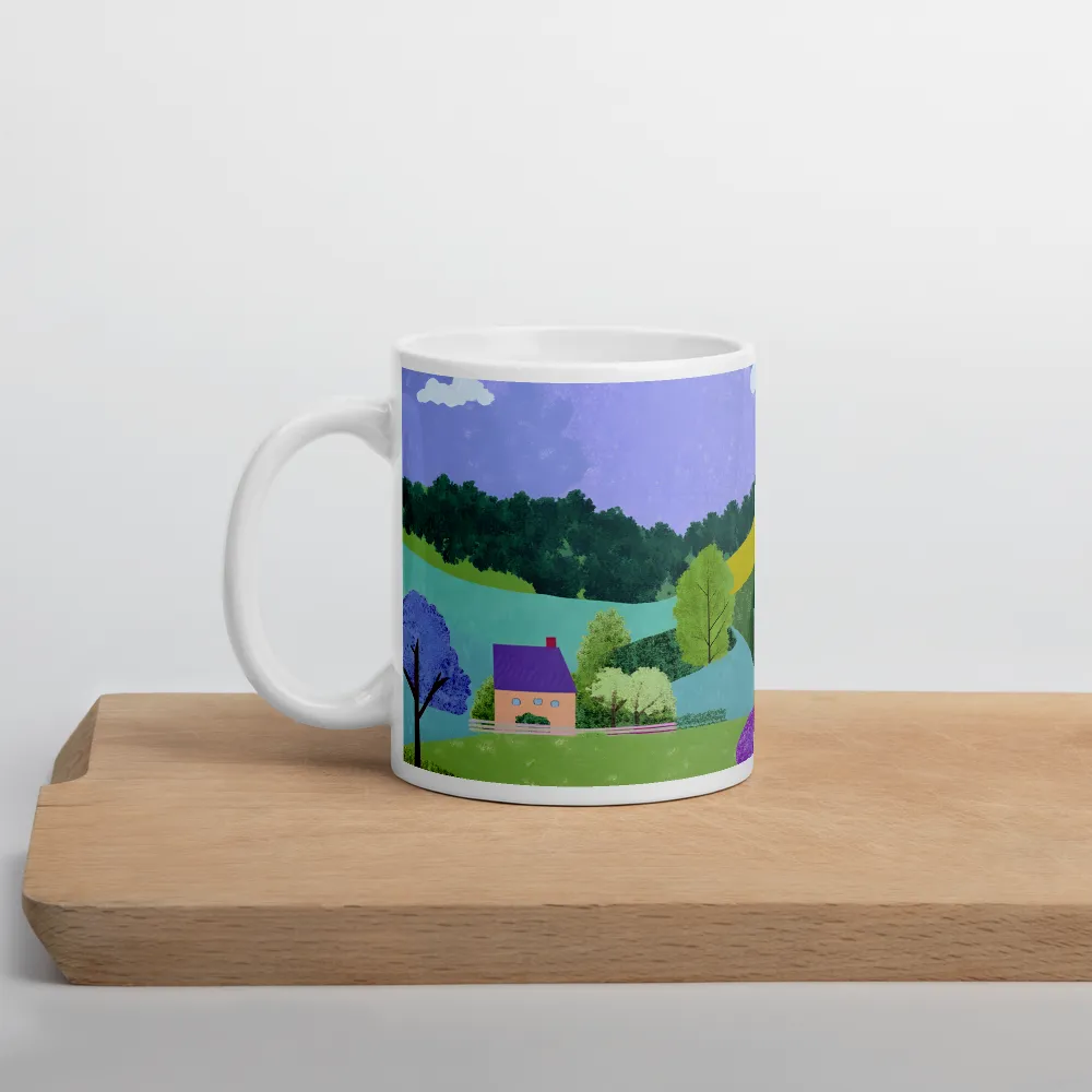 Whispers of a Serene Landscape | Mug with White inside | 11 oz