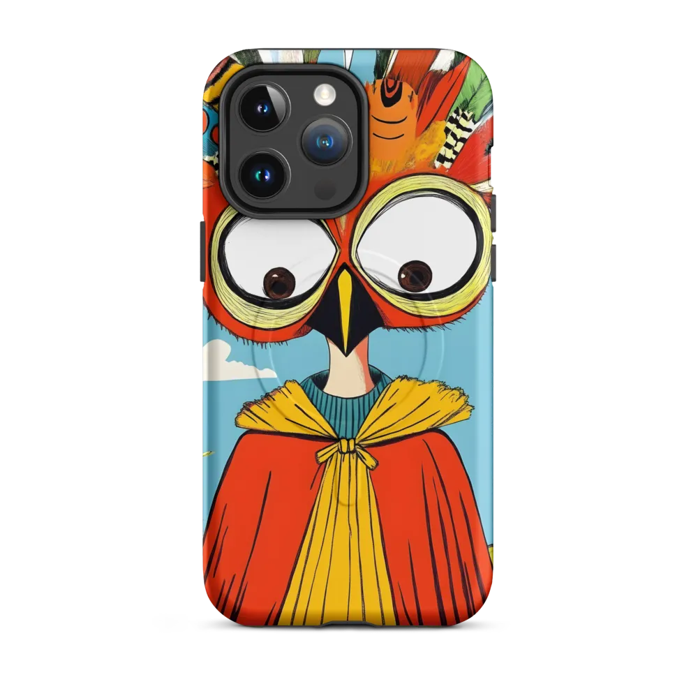 A Whimsical Encounter: The Owl-Human Fusion