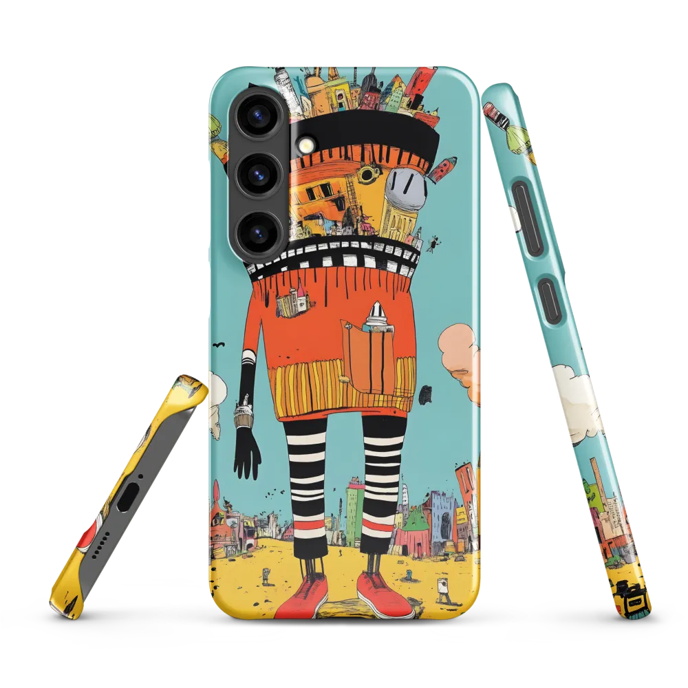 Urban Fantasia: A Whimsical Encounter | Phone Case |  S24 Plus | Snap Case | Glossy