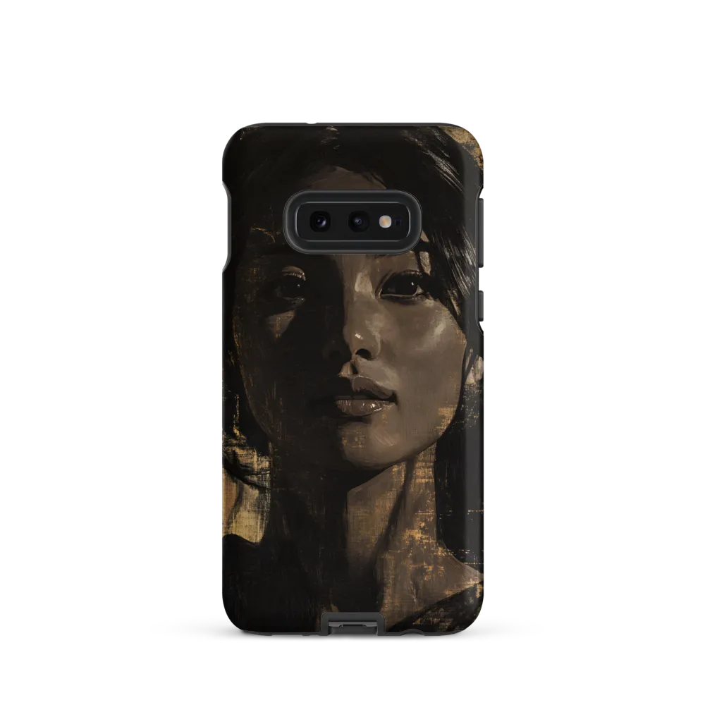 Golden Gaze: A Contemporary Portrait
