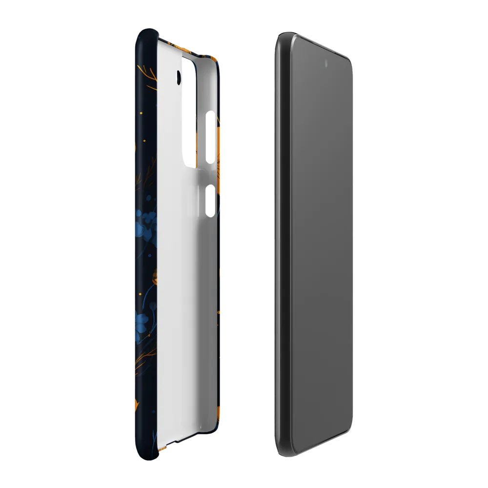 Nocturnal Blossoms | Phone Case |  S21 Plus | Snap Case | Matte