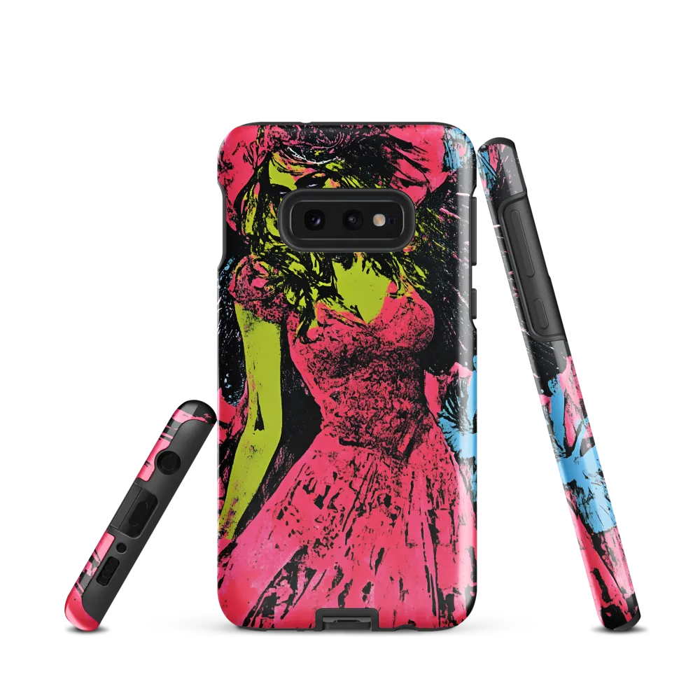 Mystical Angel in Neon Dreams