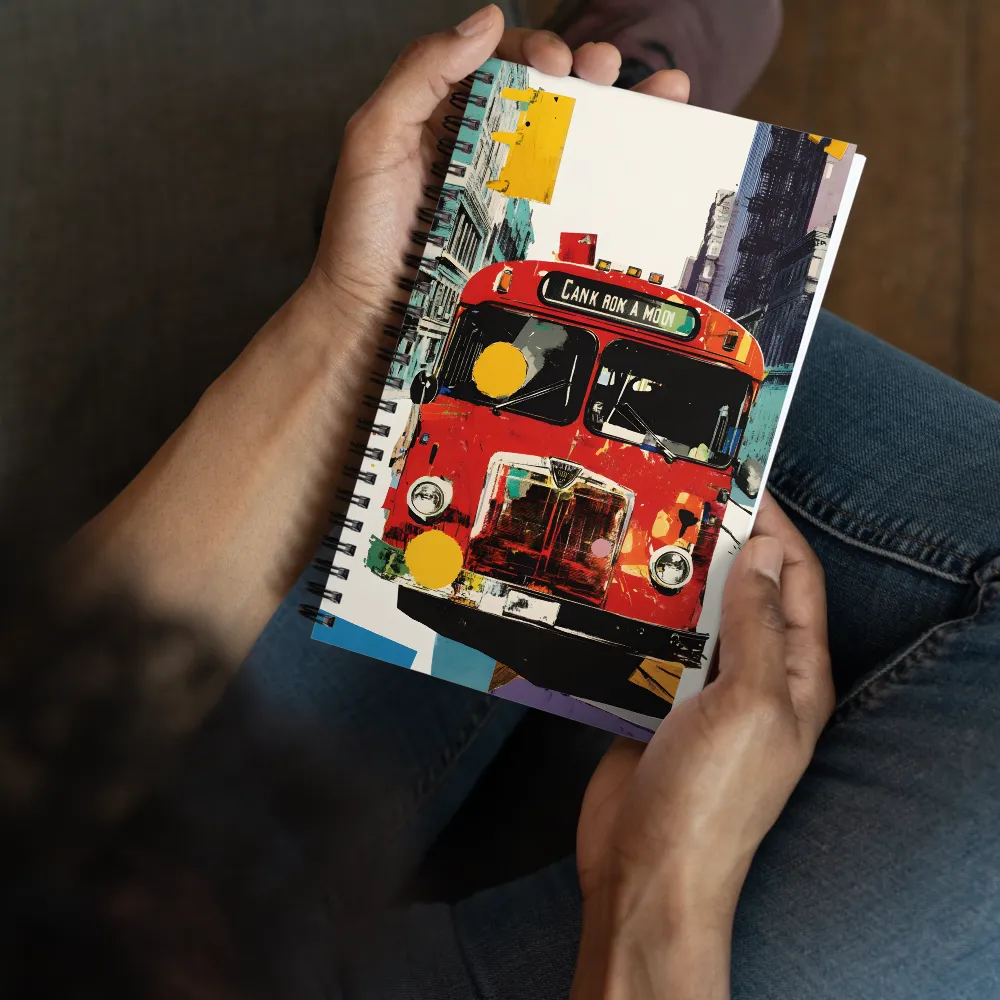 Vibrant City Transit | Spiral Notebook