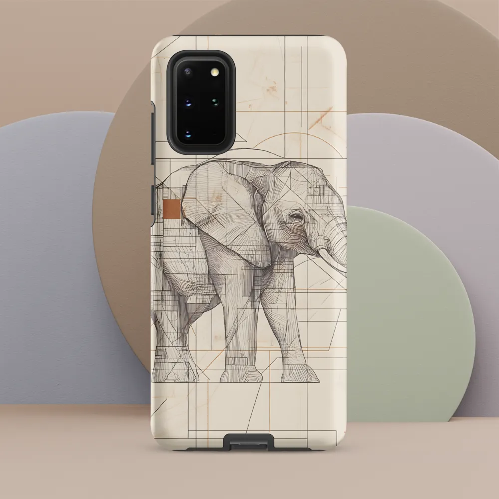 Geometric Elegance: The Steel Elephant
