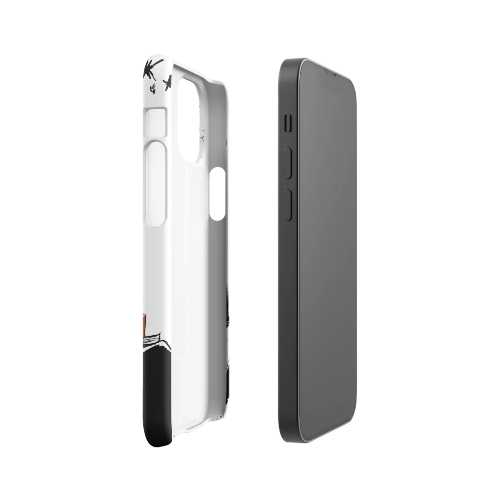 Contemplative Serenity | Phone Case |  13 Mini | Snap Case | Glossy