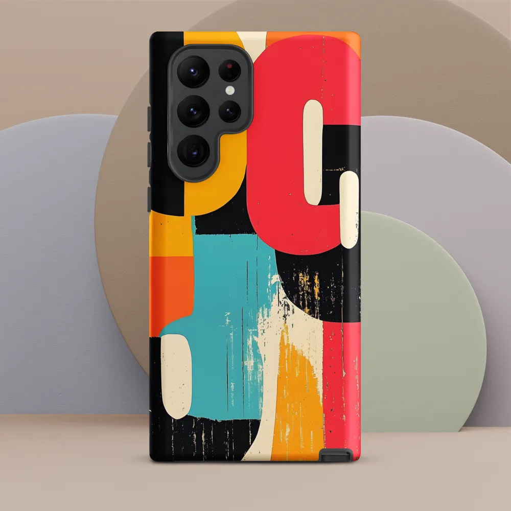 Colorful Curves: Numbers in Harmony | Phone Case |  S22 Ultra | Tough Case | Matte