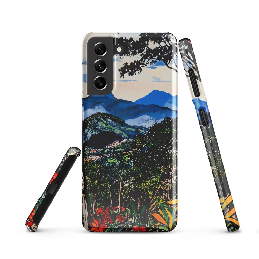 Nature's Vibrant Embrace | Phone Case |  S21 | Snap Case | Glossy