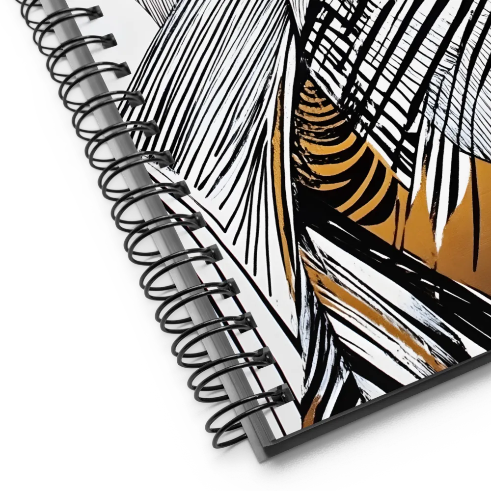 Dynamic Interplay of Forms | Spiral Notebook