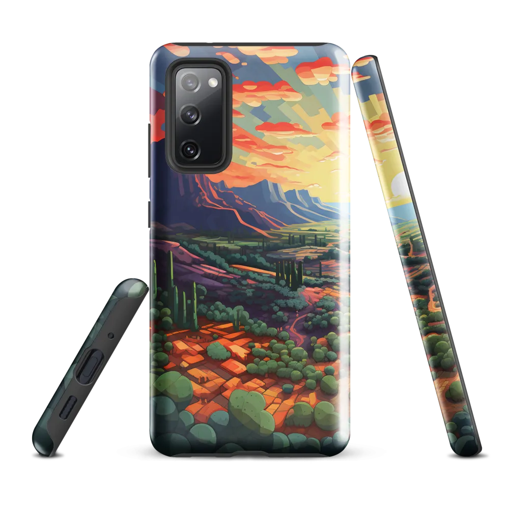 Desert Serenity at Dusk | Phone Case |  S20 FE | Tough Case | Glossy