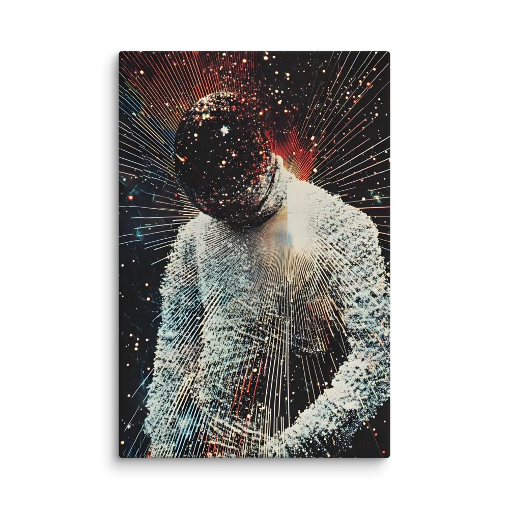 Ethereal Astronaut: A Journey Through the Cosmos | Canvas | 16″×24″