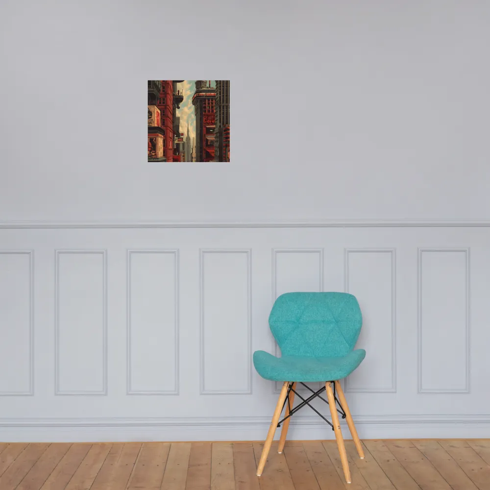 A Glimpse of Tomorrow: Urban Ambition | Poster | 14″×14″