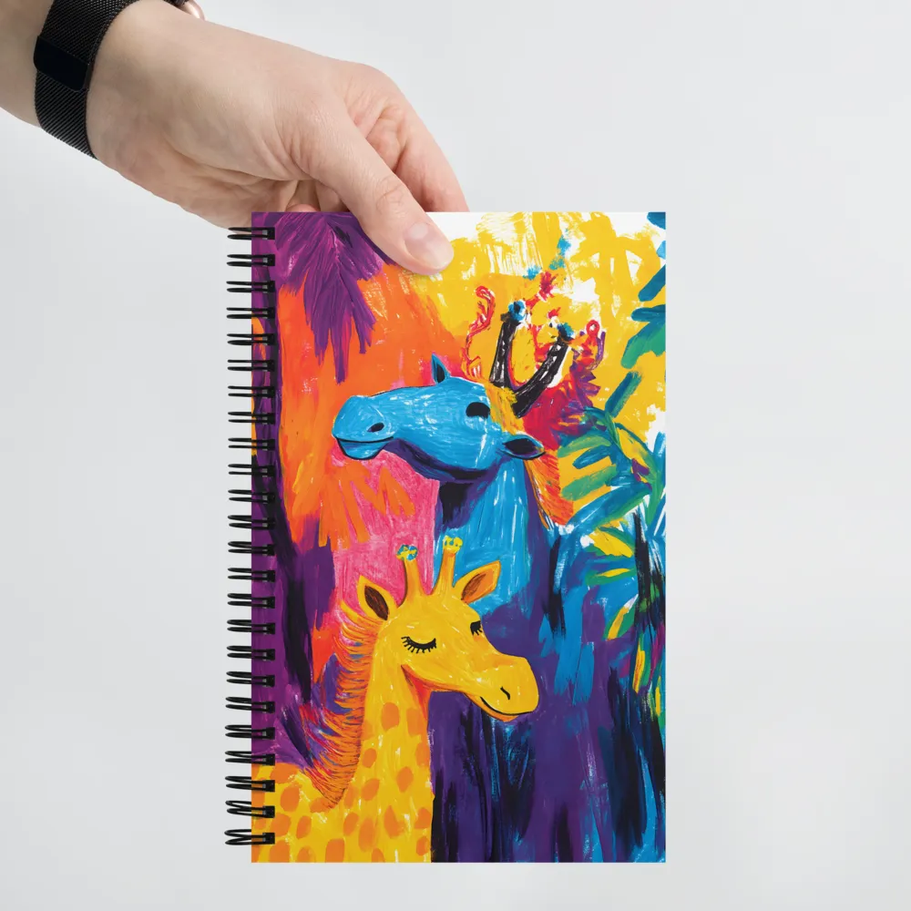 Playful Harmony in Color | Spiral Notebook