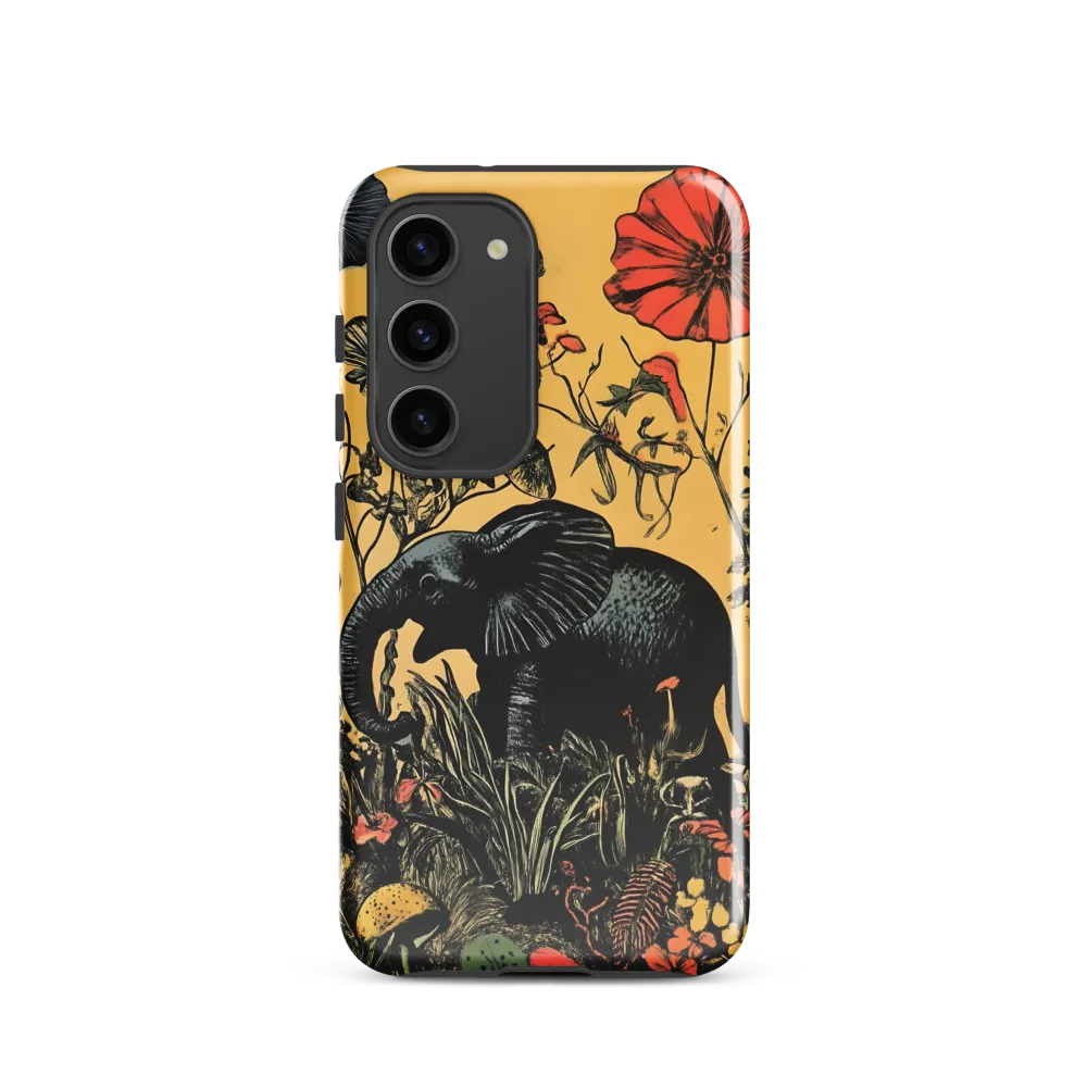 Floral Majesty: The Elephant's Sanctuary