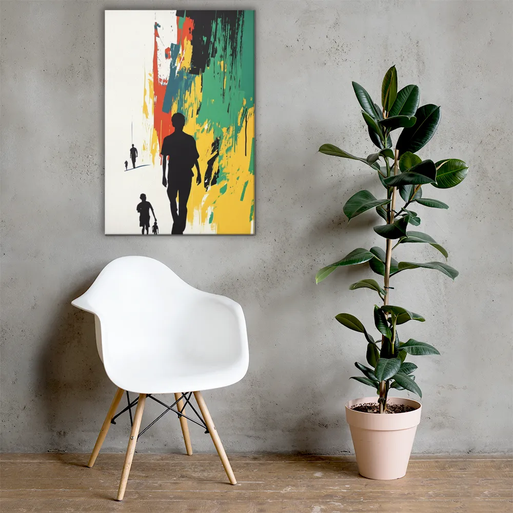 Journey of Silhouettes | Canvas | 24″×36″
