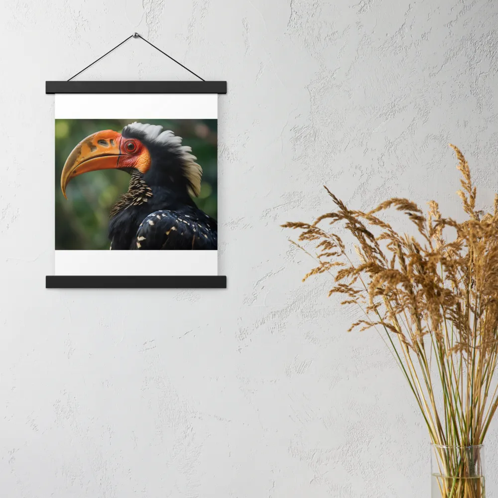 Majesty of the Hornbill | Poster With Black Wood Hanger | 11″×14″