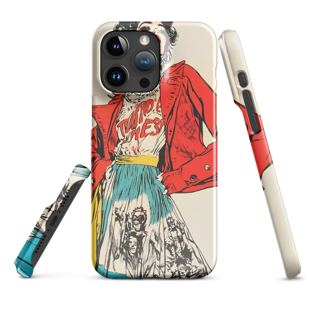 Vibrant Elegance: A Pop Art Fashion Statement
