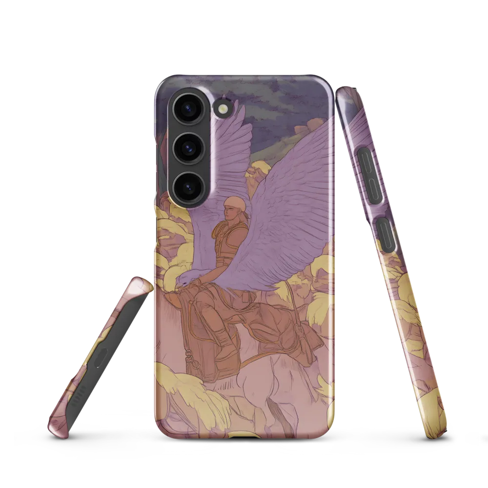 The Winged Guardian | Phone Case |  S23 | Snap Case | Glossy