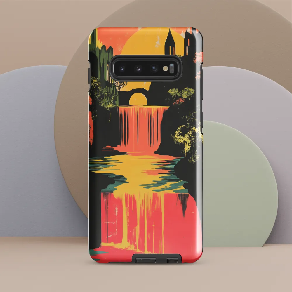 Elysian Echoes: A Surreal Reflections | Phone Case |  S10 Plus | Tough Case | Glossy