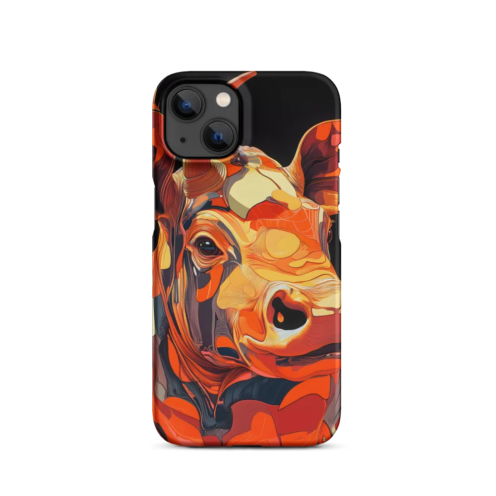 Modern Serenade: The Vibrant Cow