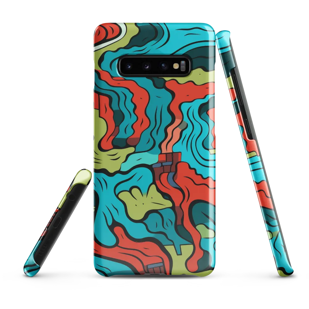 Flow of Color | Phone Case |  S10 Plus | Snap Case | Glossy