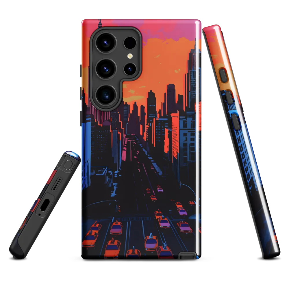 Sunset Over Skyscrapers