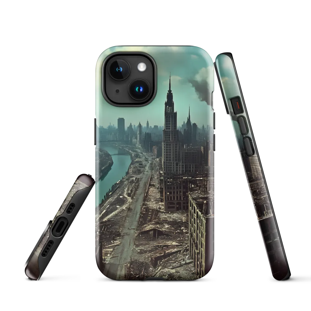 Urban Ruins: A Futuristic Reflection | Phone Case |  15 | Tough Case | Glossy